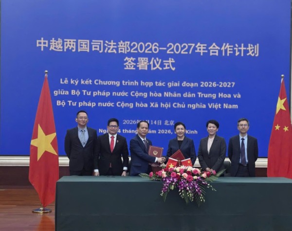 Hợp tác pháp luật và tư pháp giữa Việt Nam và Trung Quốc tiến bước, phát triển